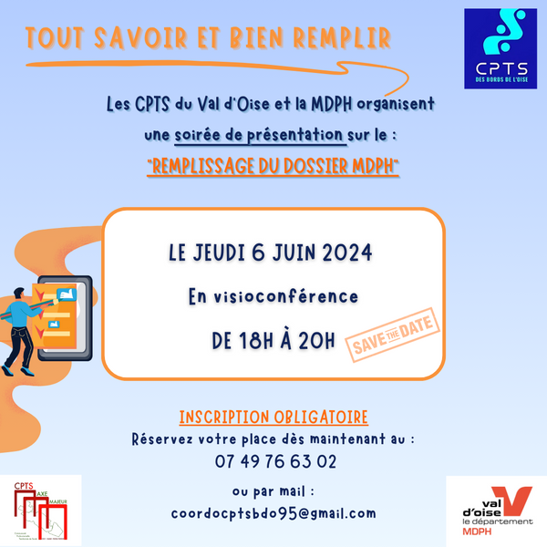 📢 Report de la formation sur le "Remplissage du dossier MDPH" ❗ 